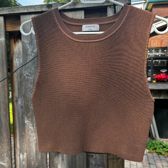 Aritzia Skulpt Knit Boxy Tank Top - Picture 2 of 4